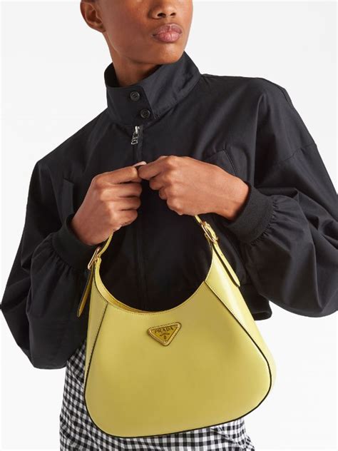 prada calf leather shoulder bag price|prada tessuto nylon shoulder bag.